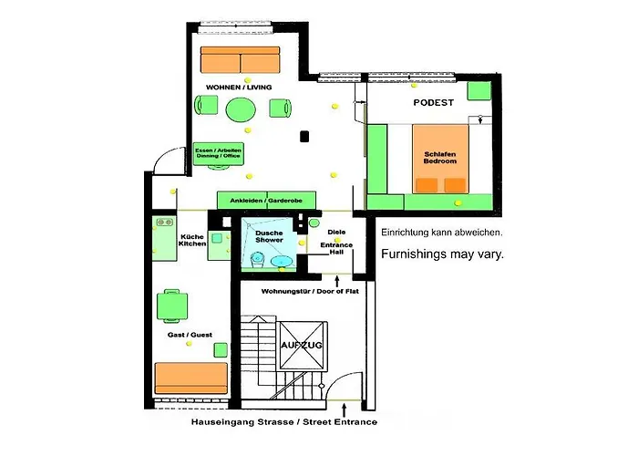 City-apartment 65qm 2-schlafzimmer Wlan Nichtraucher Parken アパート