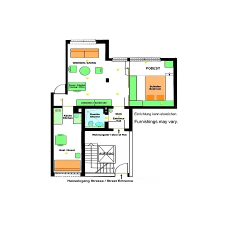 City-apartment 65qm 2-schlafzimmer Wlan Nichtraucher Parken 아파트